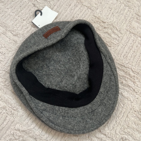 100% wool flat cap hat in charcoal Size L/XL, New with tags - Picture 15 of 16